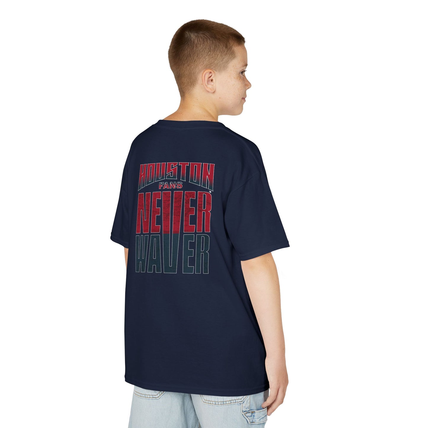 Houston Fans Never Waver Kids Heavy Cotton™ Tee