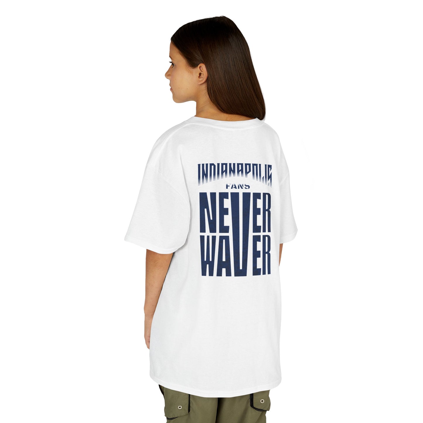 Indianapolis Fans Never Waver Kids Heavy Cotton™ Tee