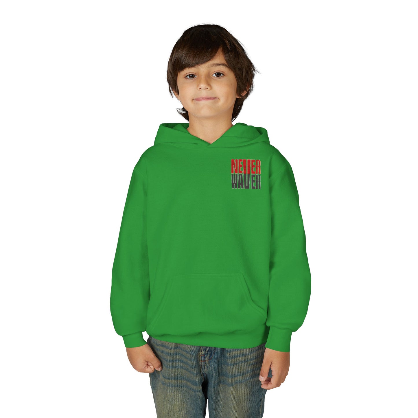 Tampa Bay Fans Never Waver Youth Heavy Blend Hoodie - Sweatshirt