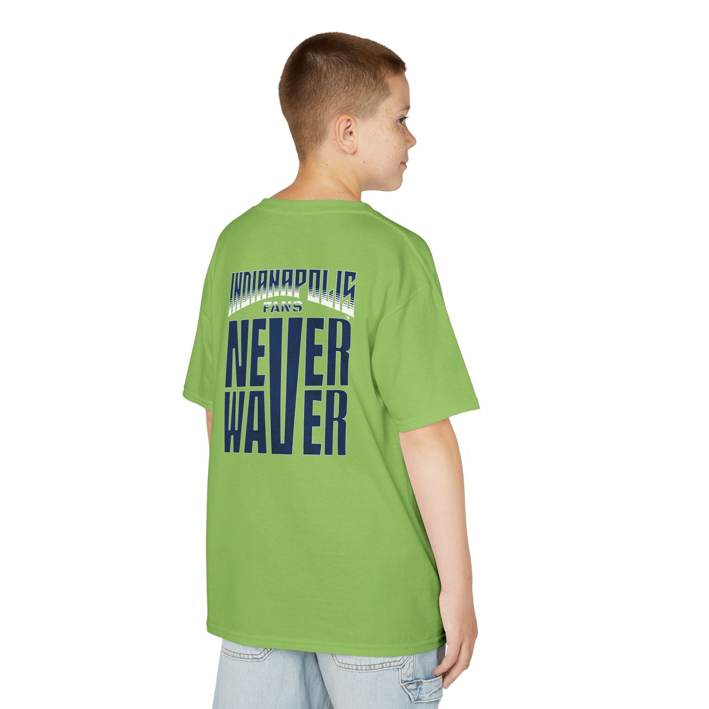 Indianapolis Fans Never Waver Kids Heavy Cotton™ Tee