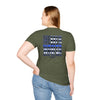 Never Waver Back The Blue  Unisex Softstyle T-Shirt