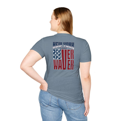 New York Fans Never Waver Unisex Softstyle T-Shirt
