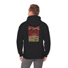San Francisco Fans Never Waver Hoodie w Leopard Football - Unisex Heavy Blend Sweatshirt