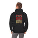 San Francisco Fans Never Waver Hoodie w Leopard Football - Unisex Heavy Blend Sweatshirt by Printify
