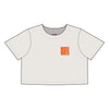 Women's Best Mom Ever Faded Crop Tee | Cute Gift for Mother's Day