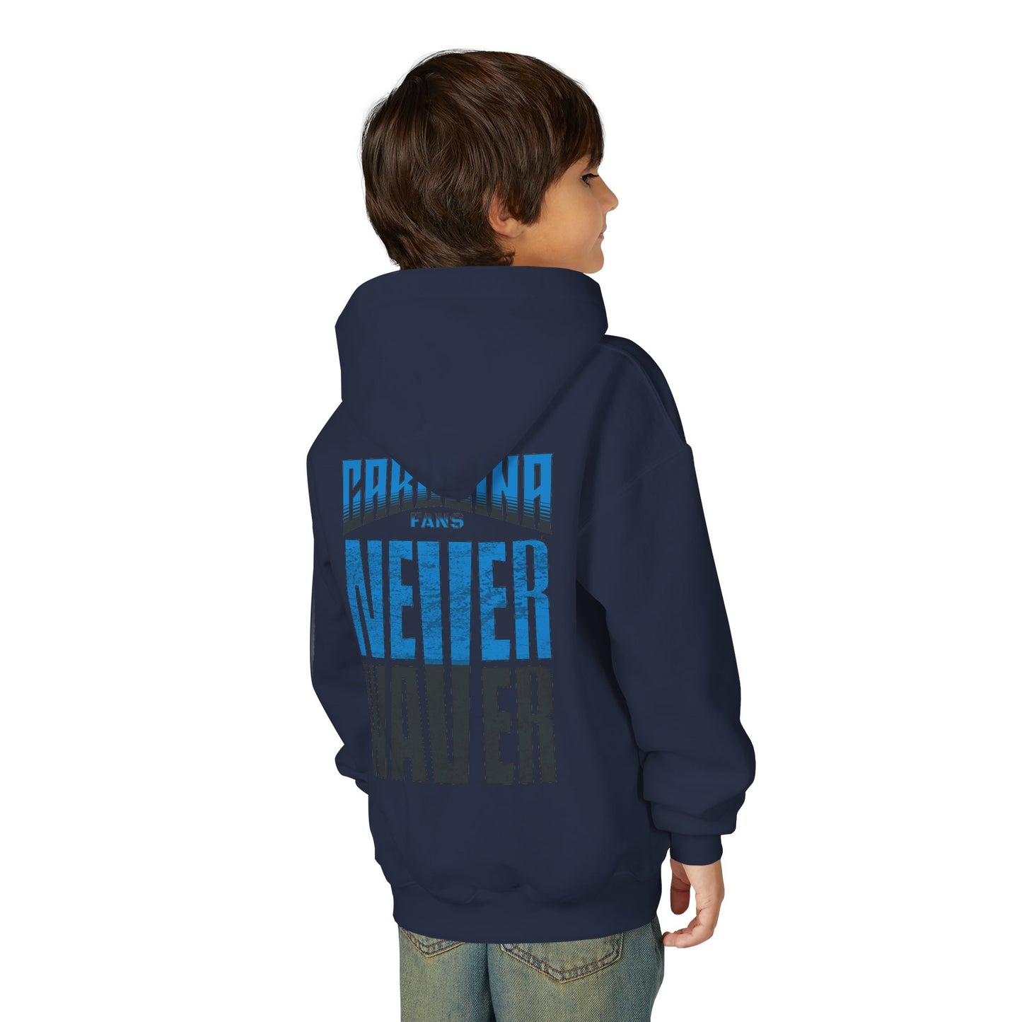 Carolina Fans Never Waver Youth Heavy Blend Hooded Sweatshirt