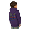 Never Waver Always Back Our First Responders Vintage-Inspired Youth Hoodie with American Flag Design