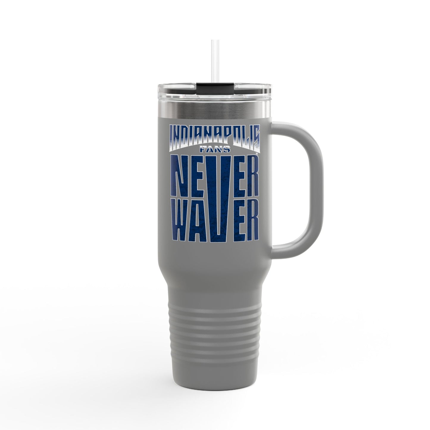 Indianapolis Fans Never Waver Insulated Travel Mug, 40oz
