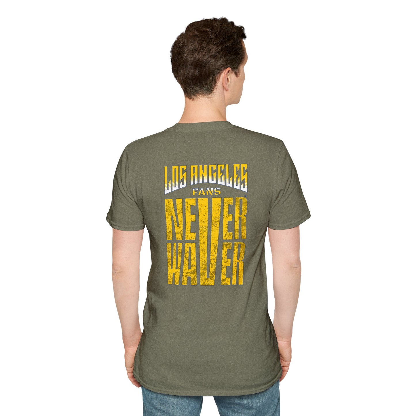 Los Angeles Fans Never Waver Unisex Softstyle T-Shirt