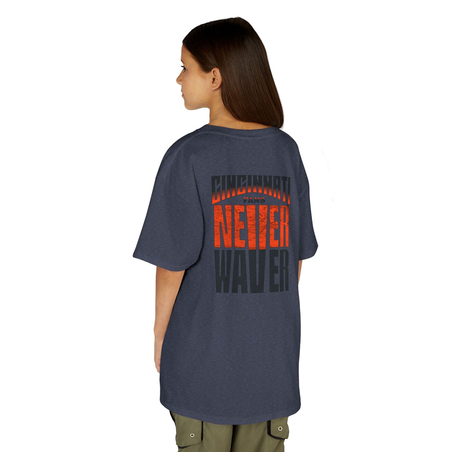 Cincinnati Fans Never Waver Kids Heavy Cotton™ Tee