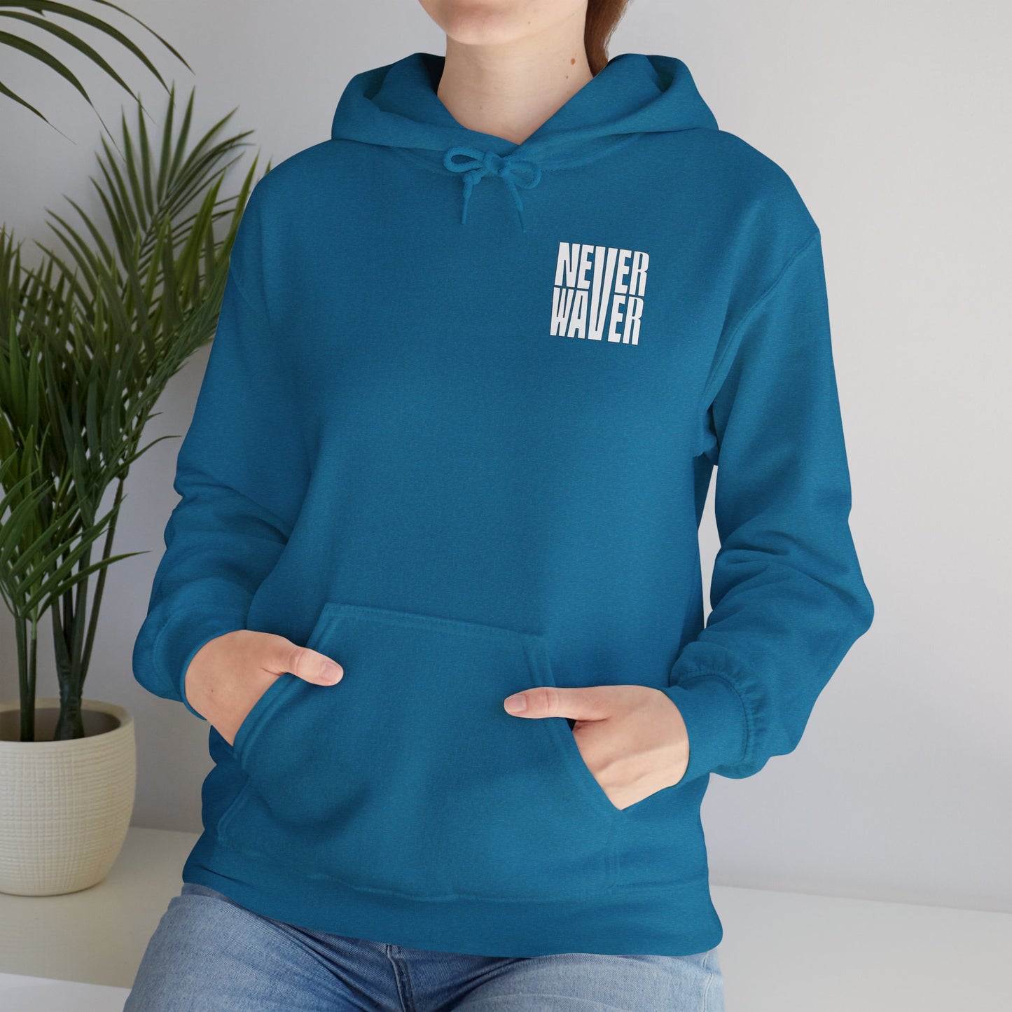 Never Waver I Don't Ride on the Crazy Train I Drive It Unisex Heavy Blend™ Hooded Sweatshirt