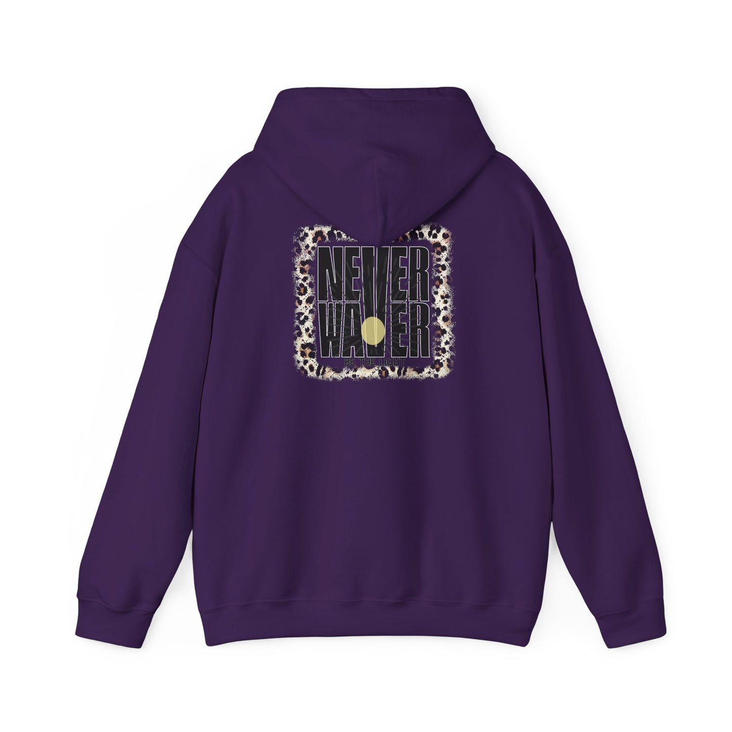 NEVER WAVER Be The Light Unisex Heavy Blend™ Hooded Sweatshirt