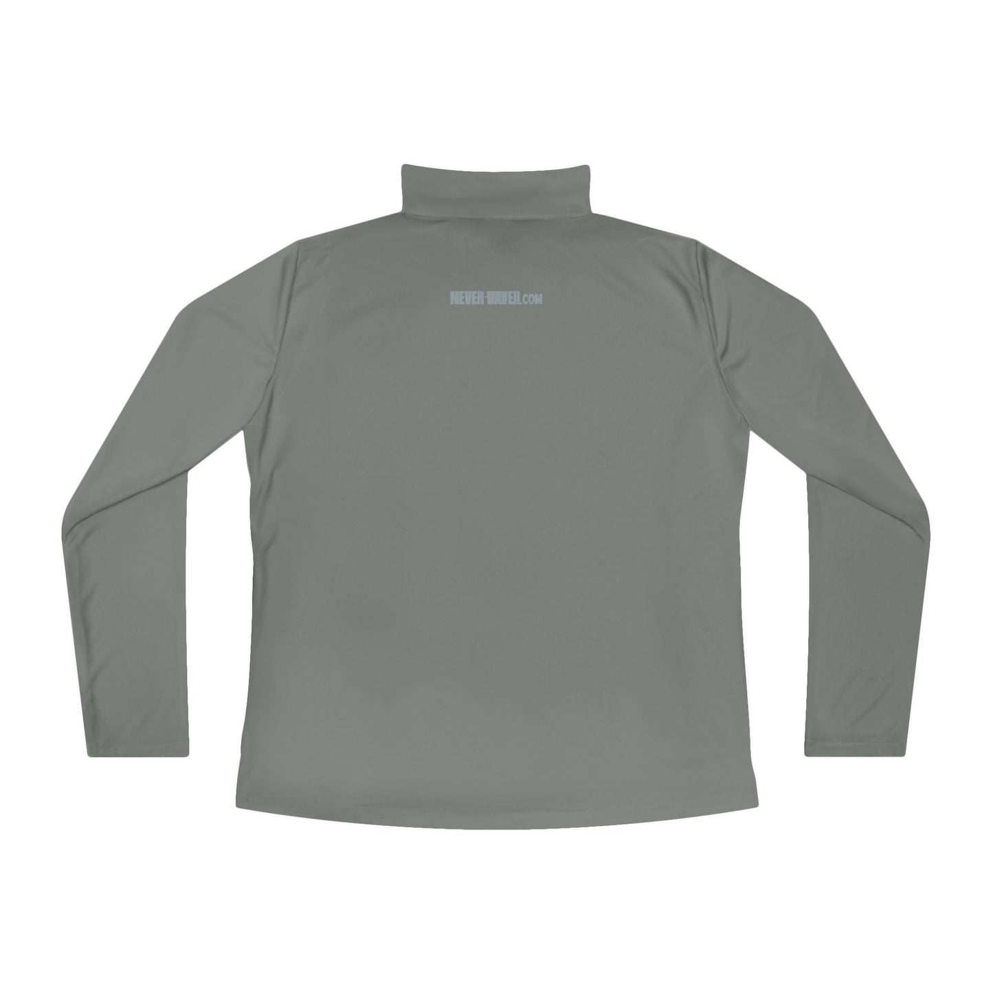 Ladies Quarter-Zip Pullover - Never Waver Activewear
