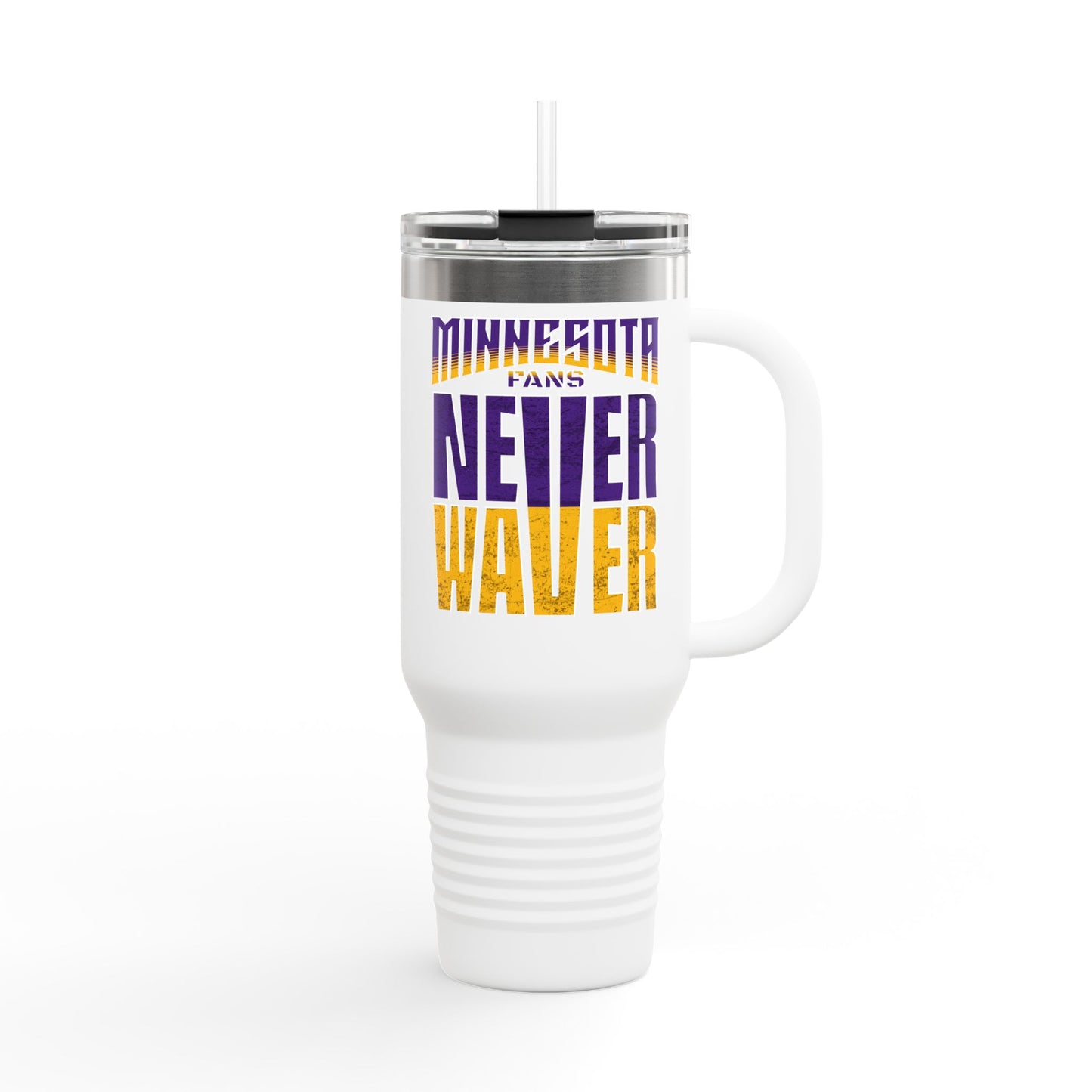 Minnesota Fans Never Waver Insulated Travel Mug, 40oz