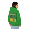 Green Bay Fans Never Waver Youth Heavy Blend Hooded Sweatshirt
