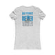 Detroit Fans Never Waver W-Leopard Football Women's Favorite Tee by Printify