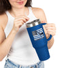 Insulated Travel Mug — "Never Waver Best Buckin' Dad Ever" 40oz
