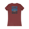 Carolina  Fans Never Waver W-Leopard Football Women's Favorite Tee