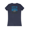Carolina  Fans Never Waver W-Leopard Football Women's Favorite Tee