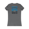 Carolina  Fans Never Waver W-Leopard Football Women's Favorite Tee