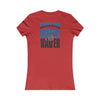 Carolina  Fans Never Waver W-Leopard Football Women's Favorite Tee
