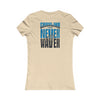 Carolina  Fans Never Waver W-Leopard Football Women's Favorite Tee