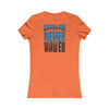 Carolina  Fans Never Waver W-Leopard Football Women's Favorite Tee