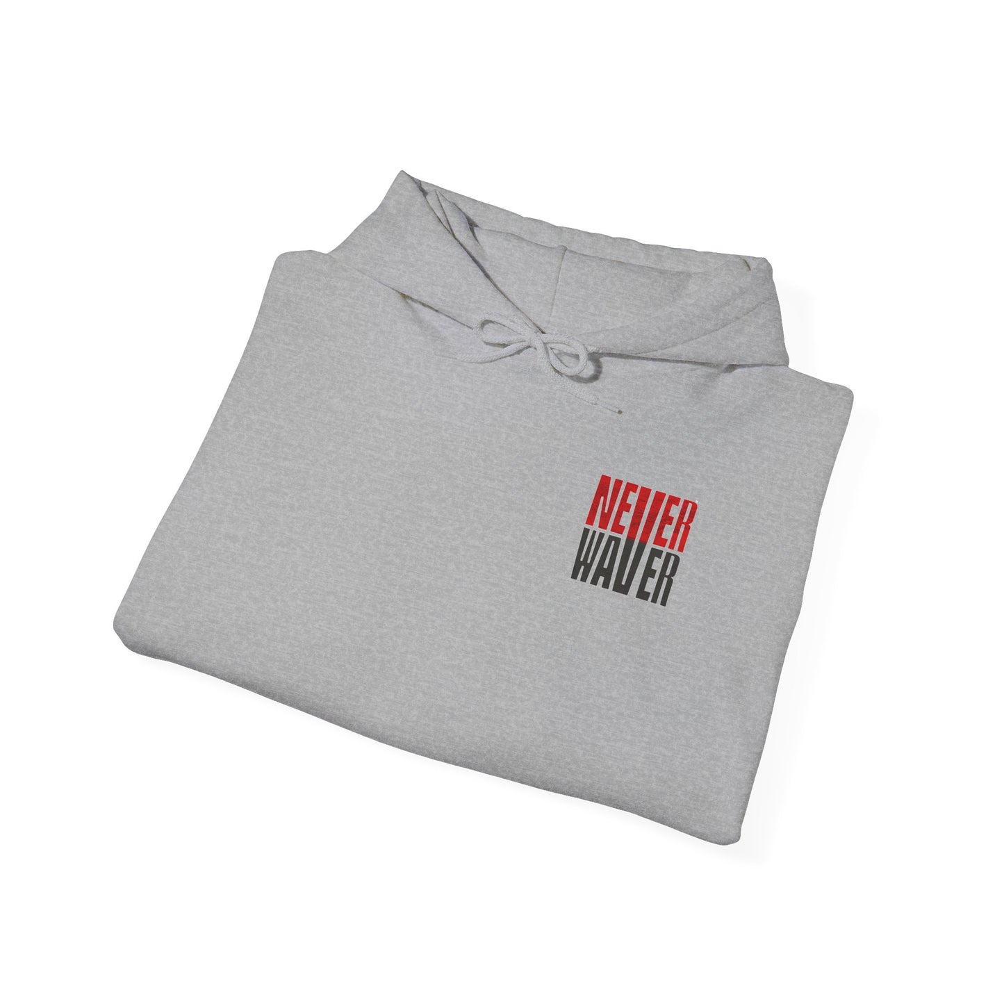 Tampa Bay Fans  Never Waver  w Leopard Football Unisex Heavy Blend™ Hoodie - Perfect for Sports Fans