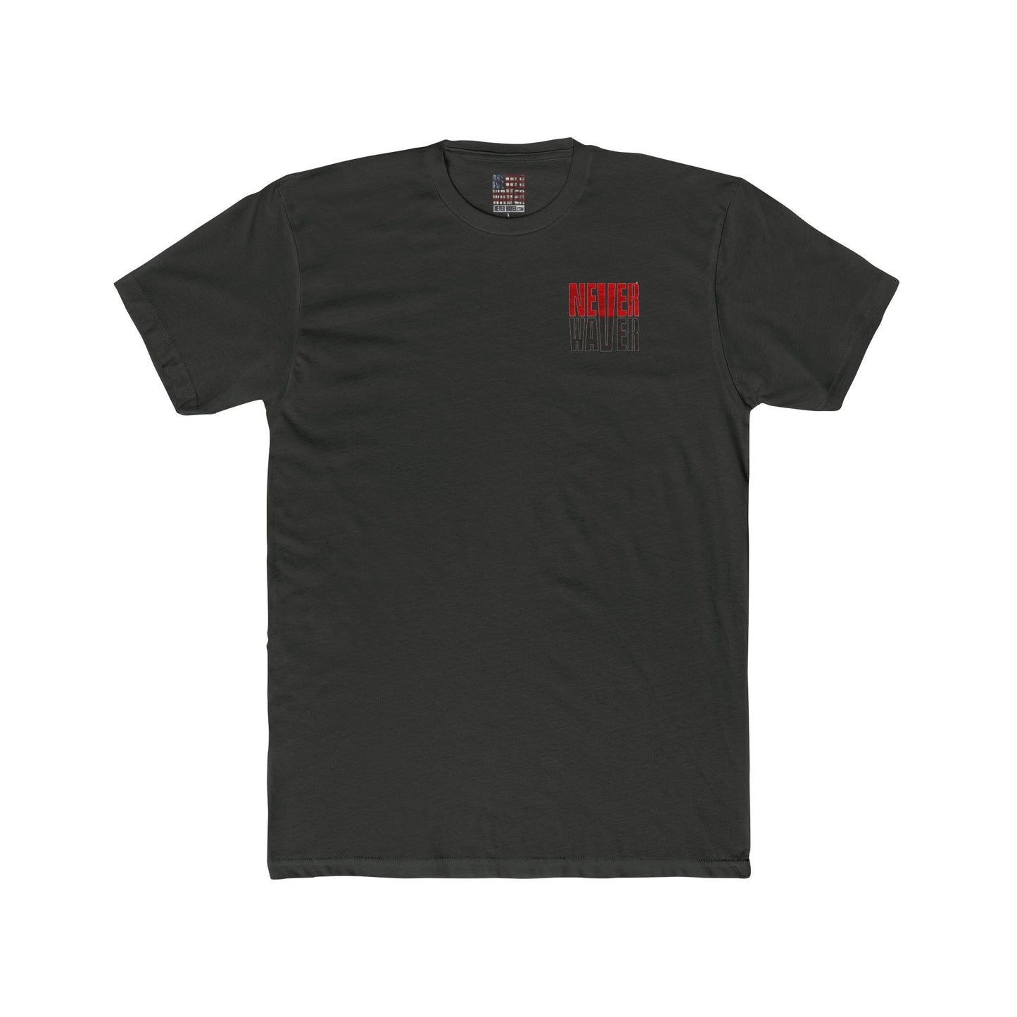 Tampa Bay Fans Never Waver Unisex Cotton Crew Tee
