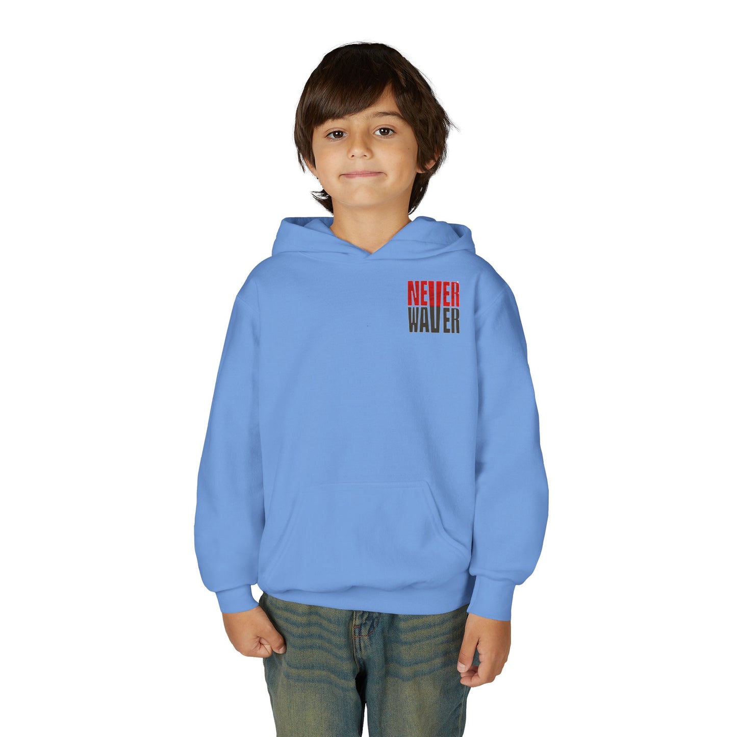 Tampa Bay Fans Never Waver Youth Heavy Blend Hoodie - Sweatshirt