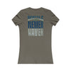 Seattle Fans "Never Waver" Women's Tee — Slim Fit Team Pride Shirt