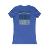 Seattle Fans "Never Waver" Women's Tee — Slim Fit Team Pride Shirt