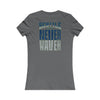 Seattle Fans "Never Waver" Women's Tee — Slim Fit Team Pride Shirt