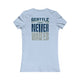 Seattle Fans "Never Waver" Women's Tee — Slim Fit Team Pride Shirt by Printify