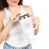 Never Waver I Don't Ride on the Crazy Train I Drive It Insulated Travel Mug, 40oz