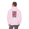 Never Waver Crew with  American Flag Design Unisex Heavy Blend™ Hoodie