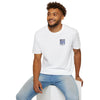 Never Waver Back The Blue  Unisex Softstyle T-Shirt