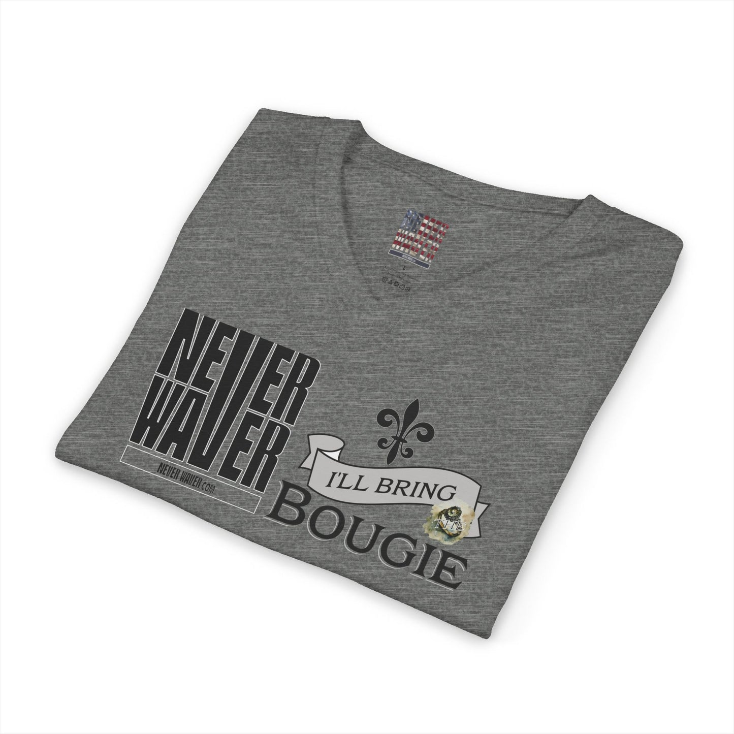 Never Waver I'll bring the Bougie T-Shirt Unisex V-Neck Tee