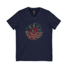 Unisex V-Neck Tee - Never Waver Be Red White & A little Bougie T-Shirt