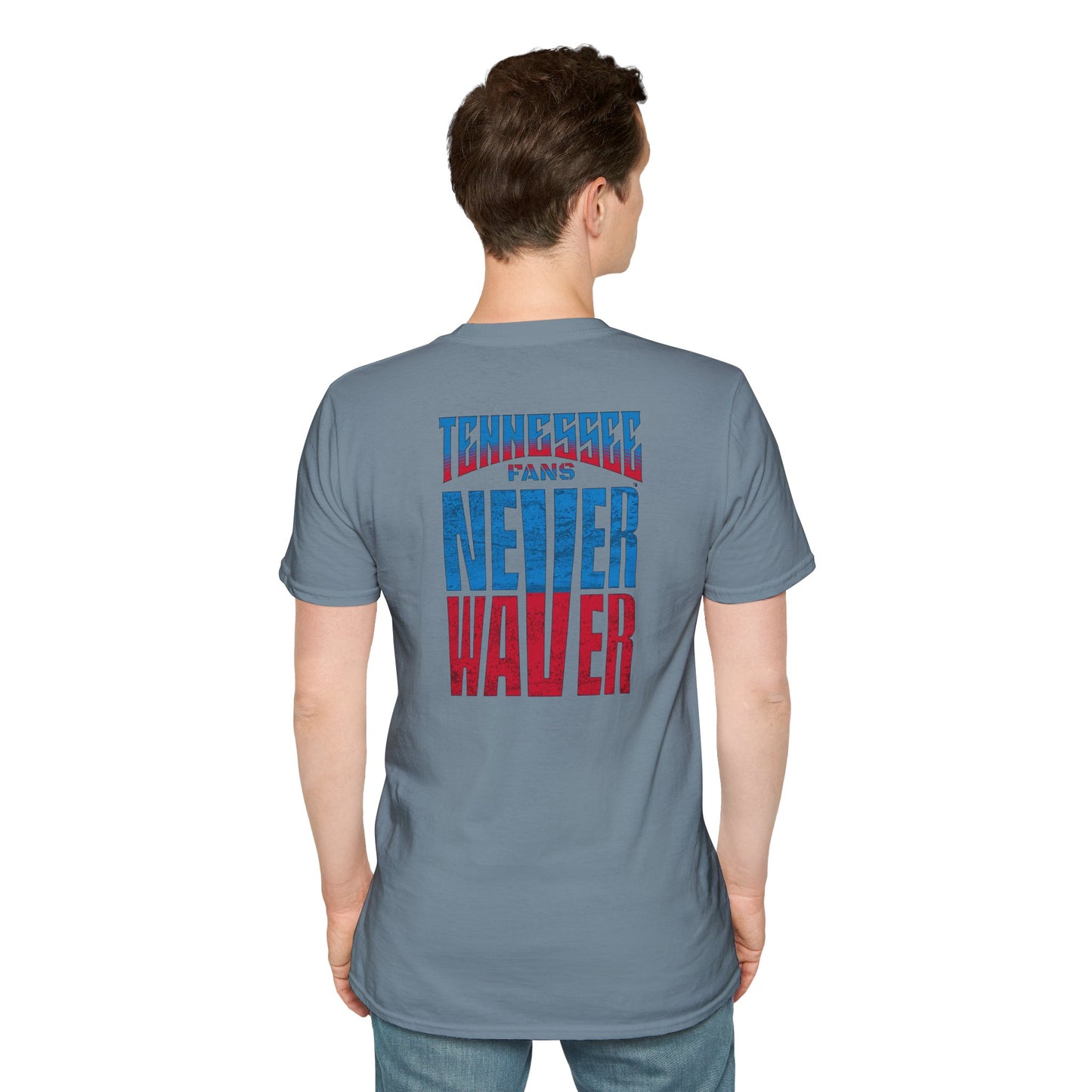 Tennessee Fans Never Waver Unisex Softstyle T-Shirt