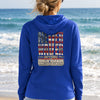 Never Waver Definition Hoodie — Stand By Your Word Back Graphic Womens