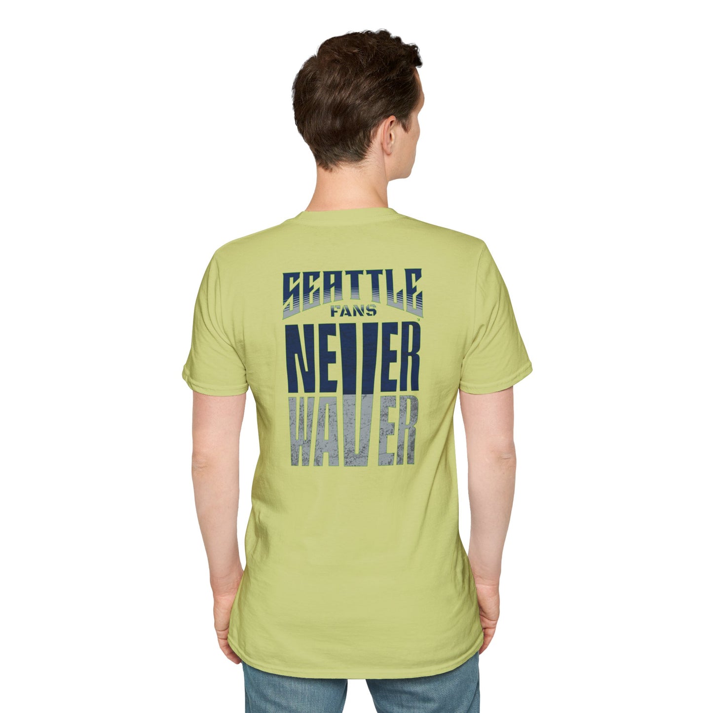 Seattle Fans Never Waver Unisex Softstyle T-Shirt