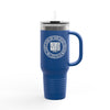 Never Waver I Don't Ride on the Crazy Train I Drive It Insulated Travel Mug, 40oz