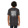 Never Waver Logo T-Shirt — Men's Graphic Tee (Box Logo Front & Back)