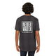 Never Waver Logo T-Shirt — Men's Graphic Tee (Box Logo Front & Back) by Printify