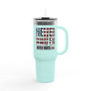 Insulated Travel Mug - Never Waver & Website Dr Gray - 40oz Sporty Drinkware