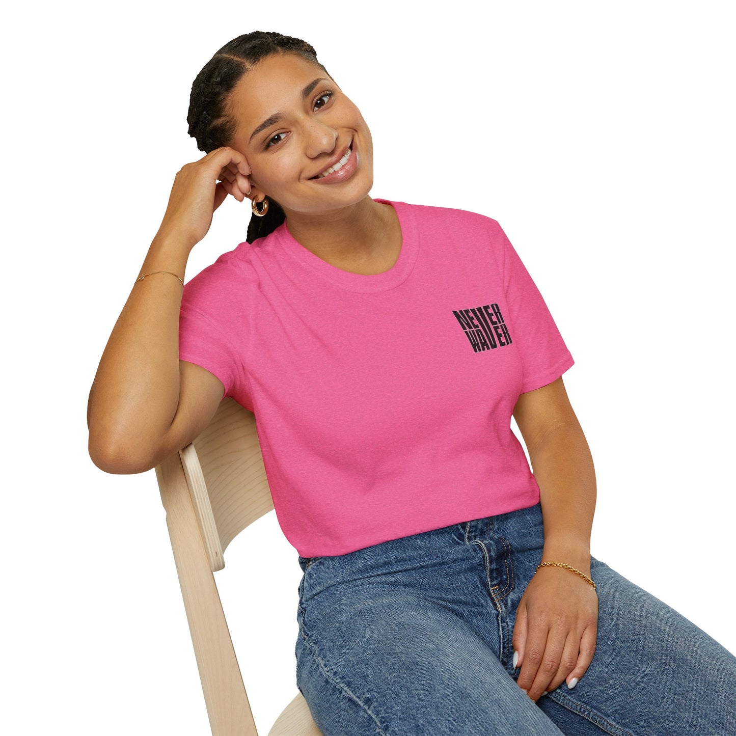 Never Waver I'll Bring The Bougie Unisex Softstyle T-Shirt
