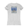 Dallas Fans Never Waver W-Leopard Football Women's Favorite Tee