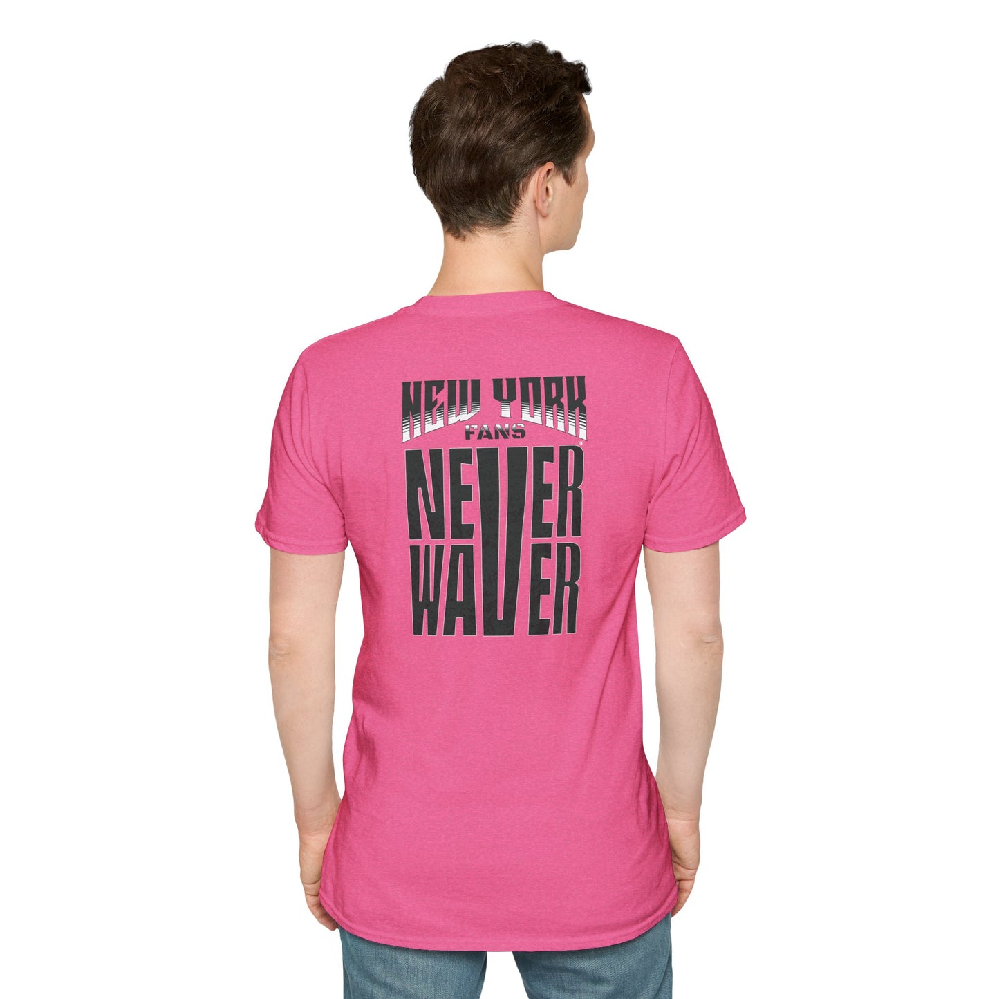 New York Fans Never Waver Unisex Softstyle T-Shirt