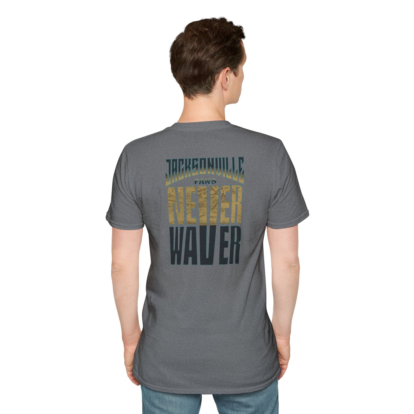 Jacksonville Fans Never Waver Unisex Softstyle T-Shirt